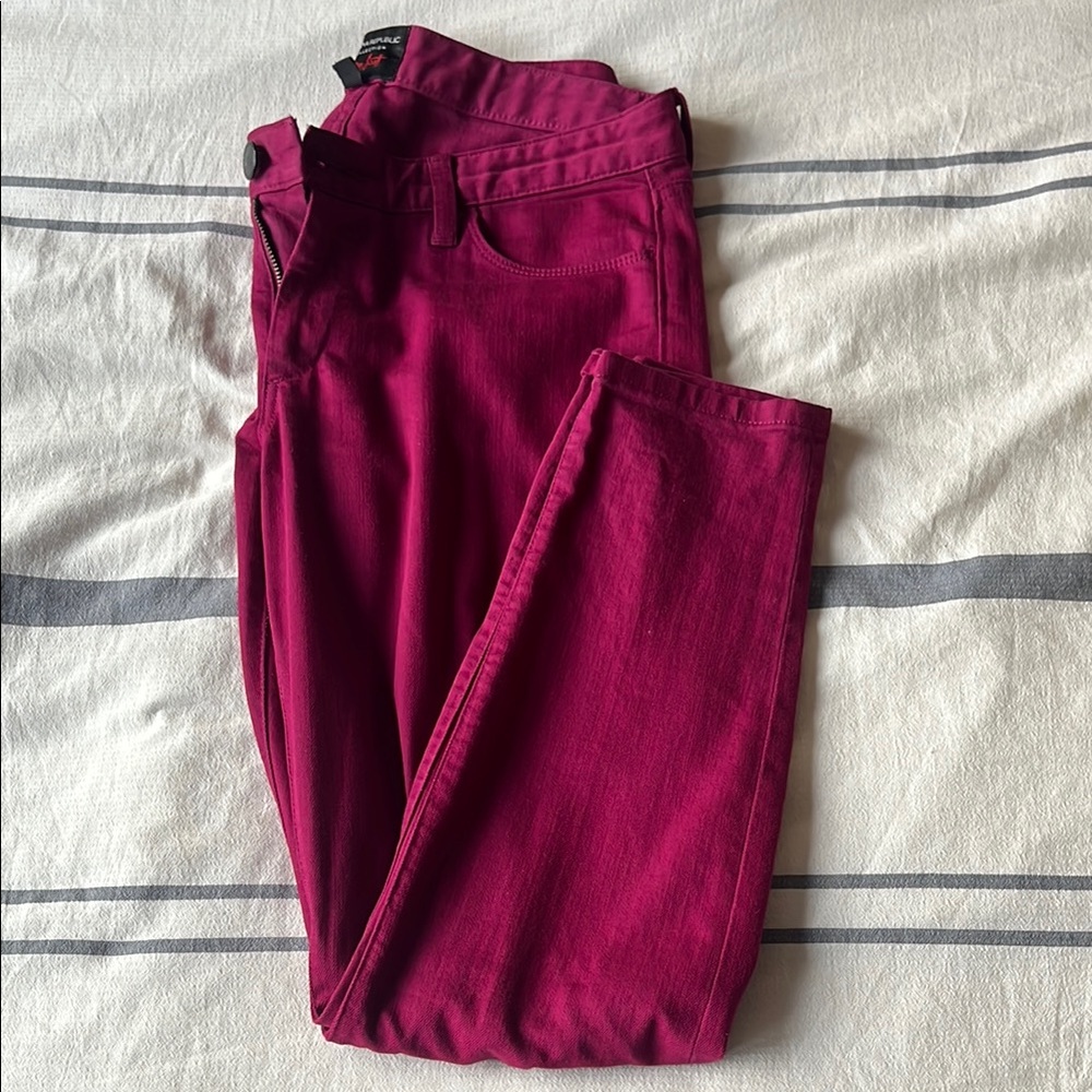 Banana Republic Pink Skinny Jeans L’Wren Scott Collection